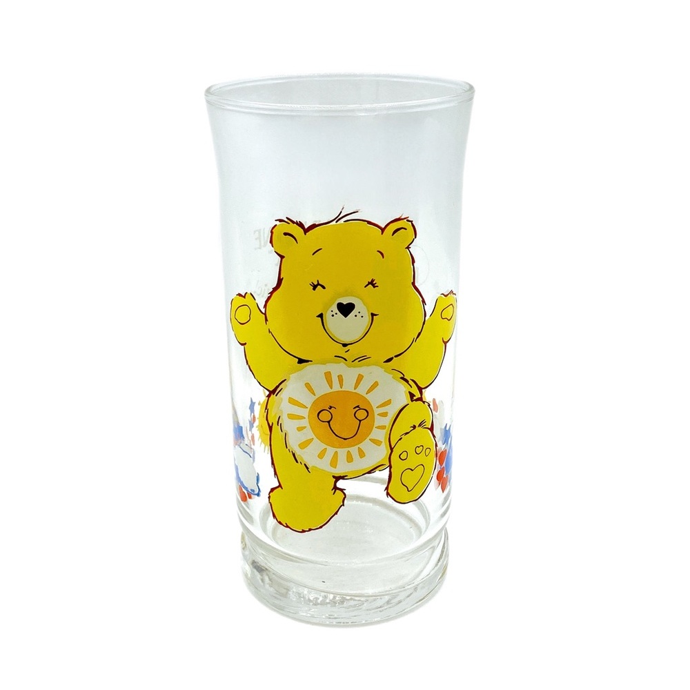 Vintage Pizza Hut Funshine Bear Glass